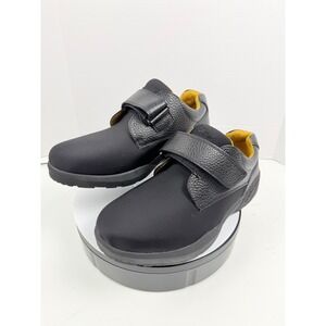 Dr Comfort Orthopedic Shoes for Custom Insoles Mens Black Leather Adjustable 13W